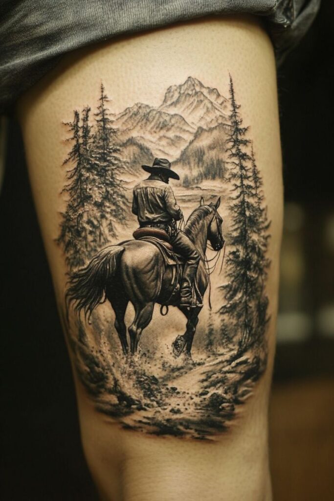 cowboy tattoo ideas