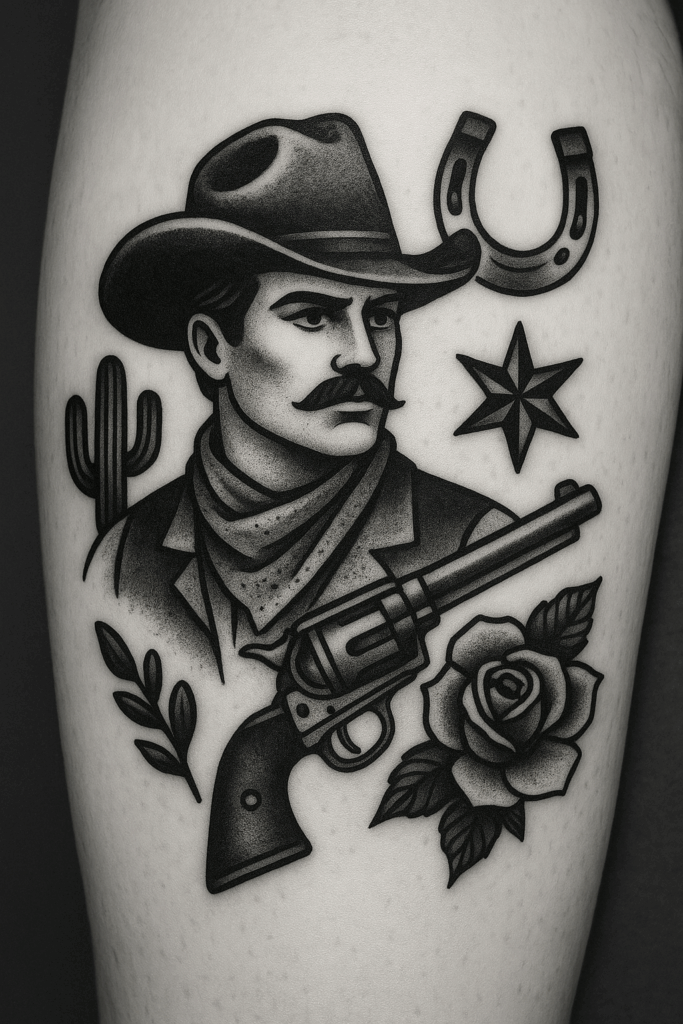 cowboy tattoo ideas