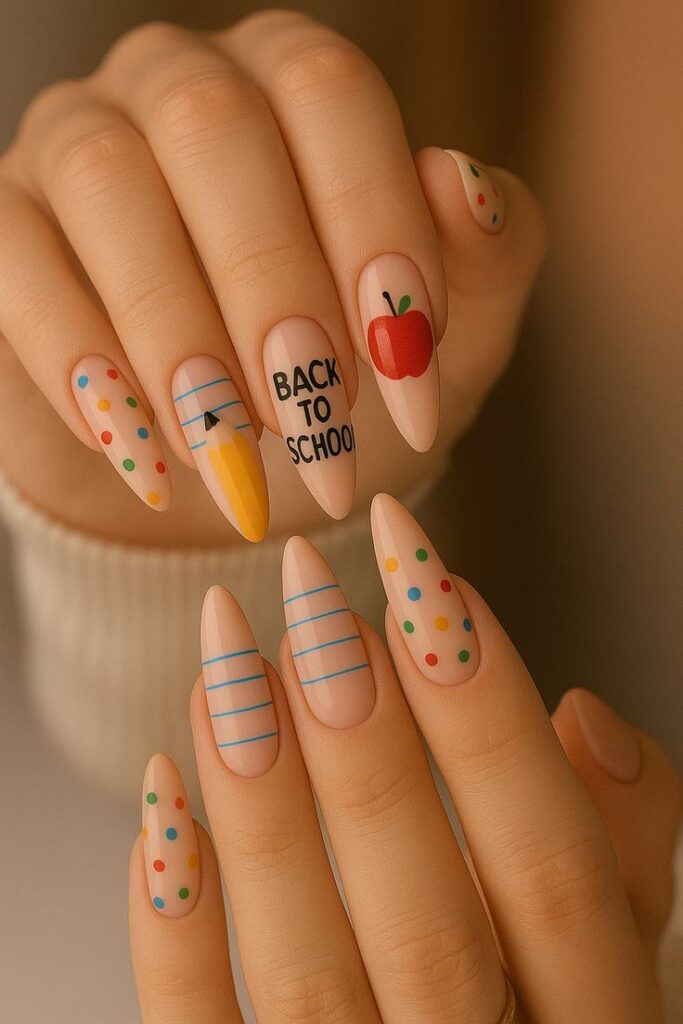 School Nail Designs