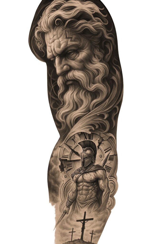zeus tattoo design