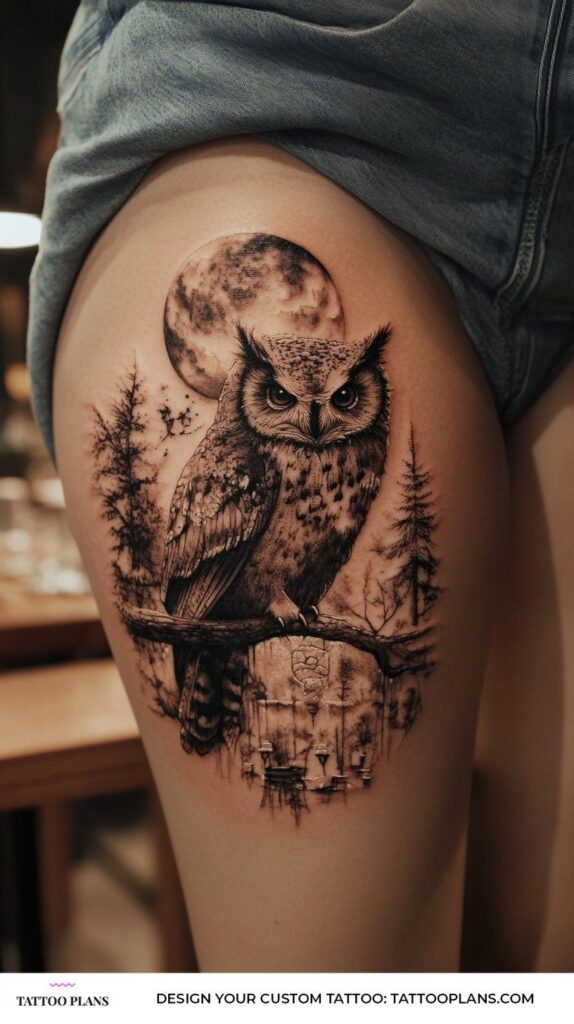 Thigh Tattoos for Women