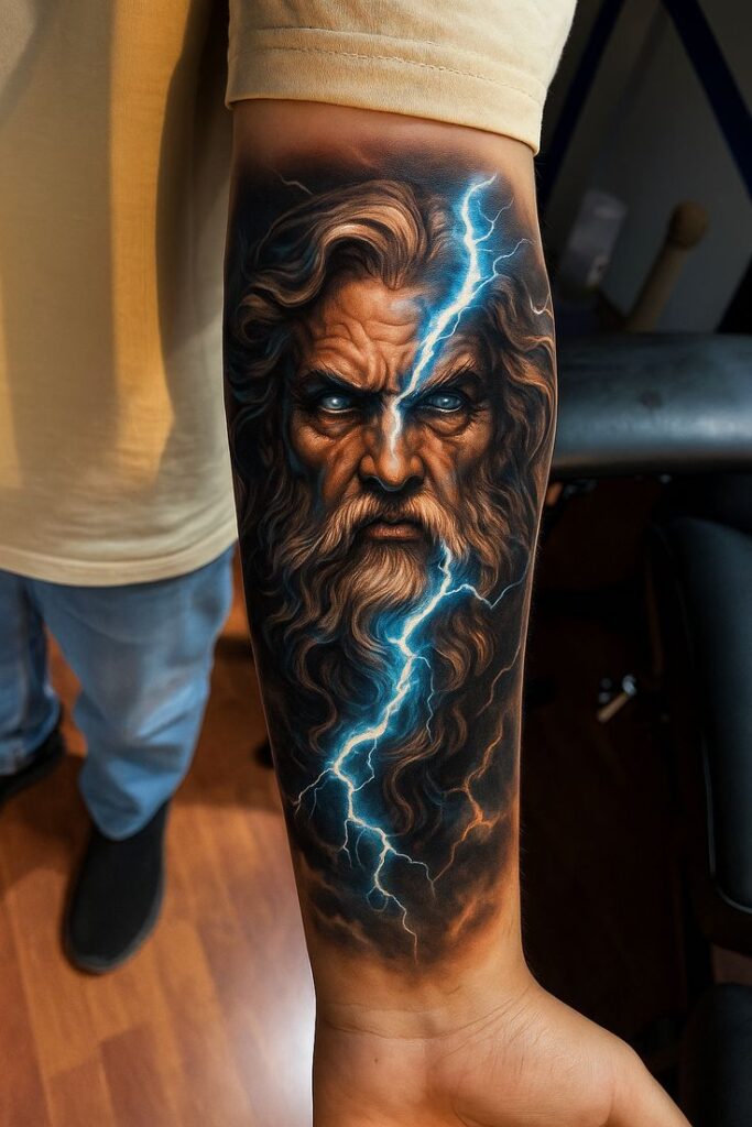 zeus tattoo